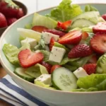 strawberry romaine salad