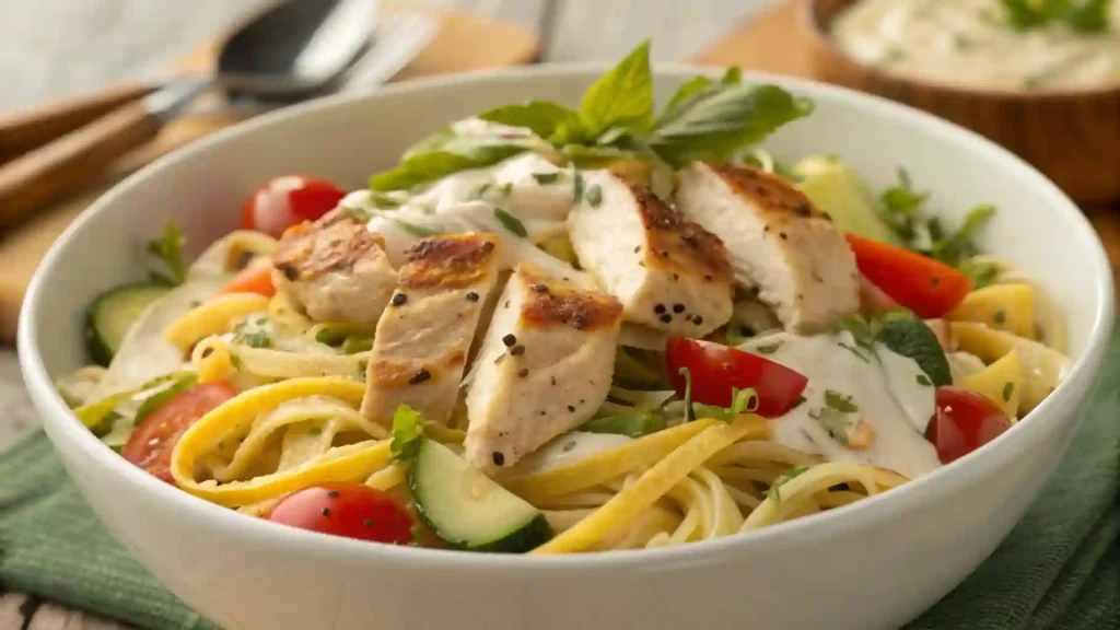 summer chicken pasta