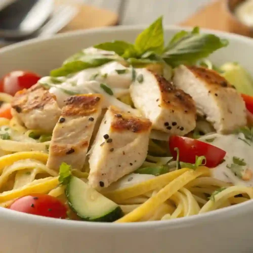 summer chicken pasta