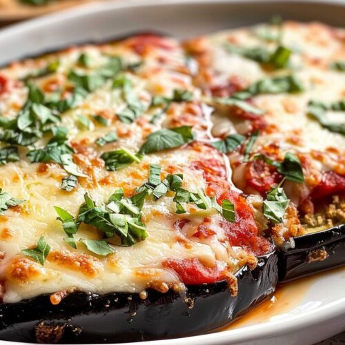Crispy Baked Eggplant Parmesan