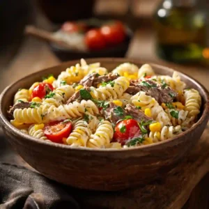 Easy Cowboy Pasta Salad