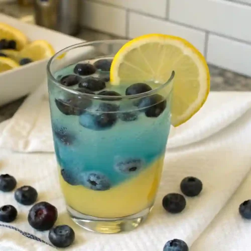 Homemade Blueberry Lemonade