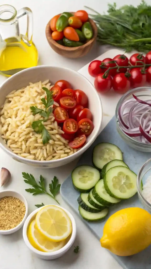 Summer Orzo Salad Recipe