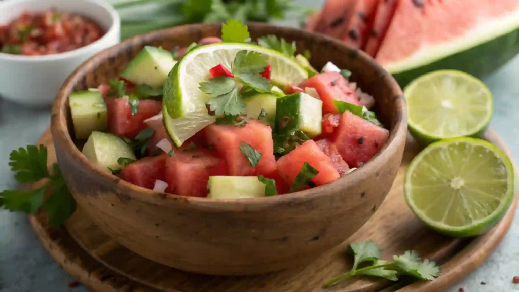 Mexican Watermelon Salad