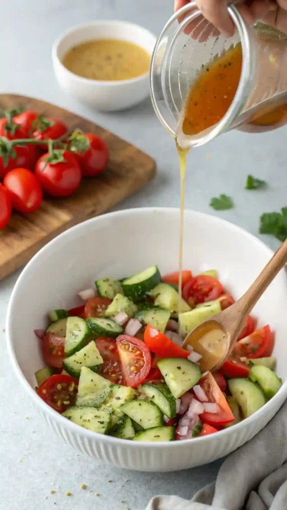 tomato cucumber salad recipe