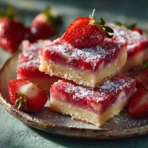 Strawberry Lemonade Bars