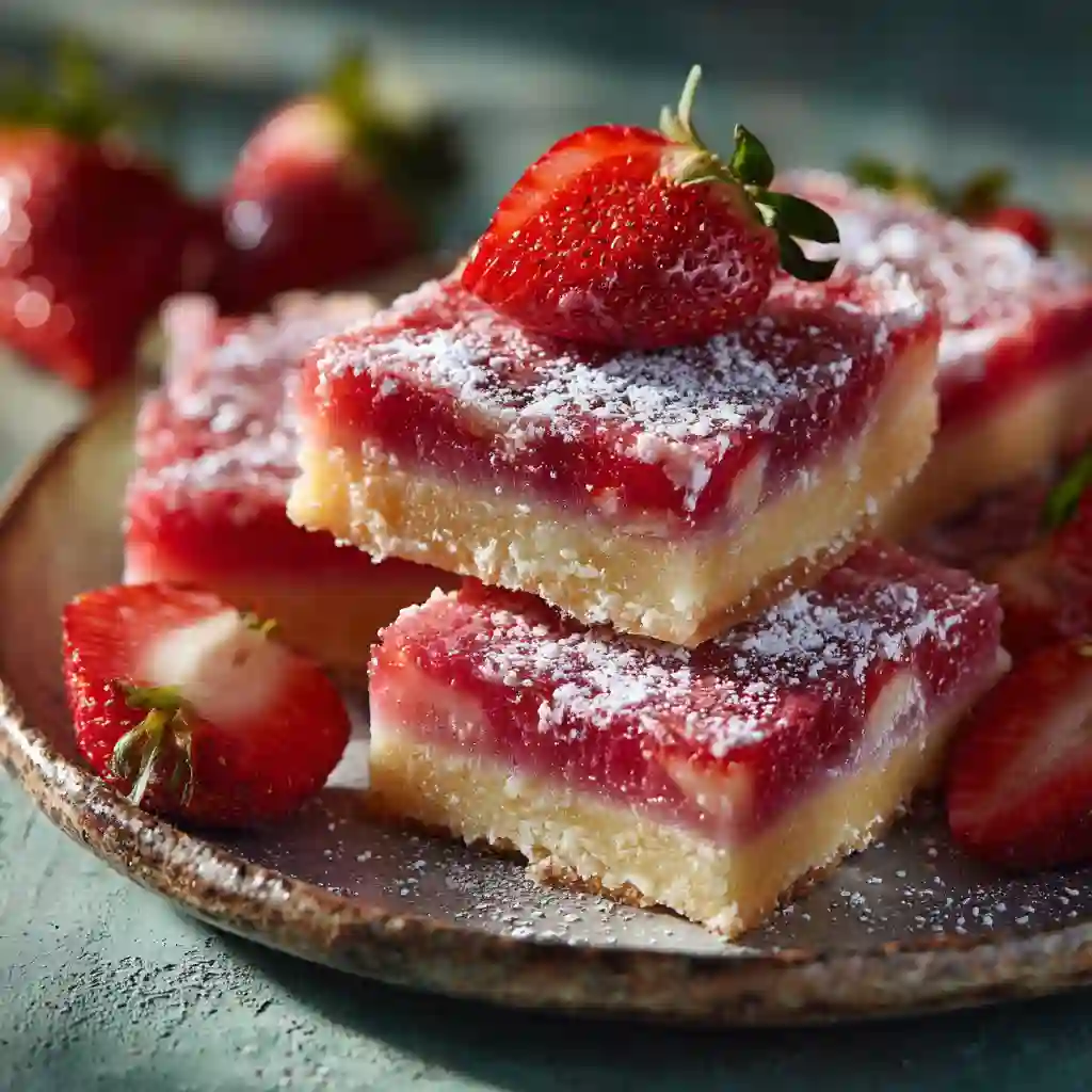 Strawberry Lemonade Bars