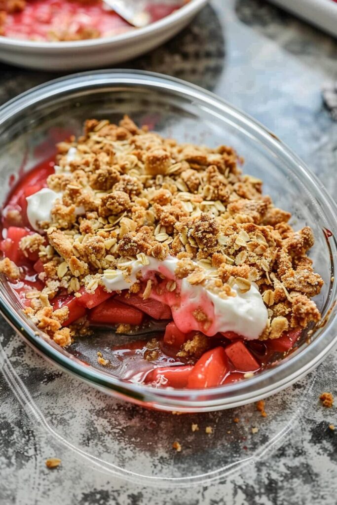 Strawberry Rhubarb Crisp