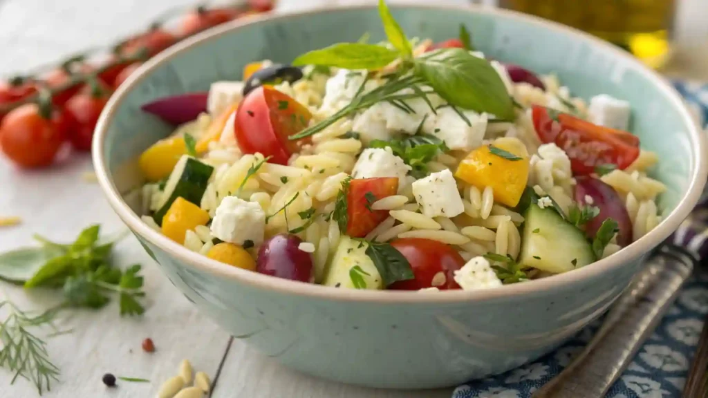 Summer Orzo Salad Recipe