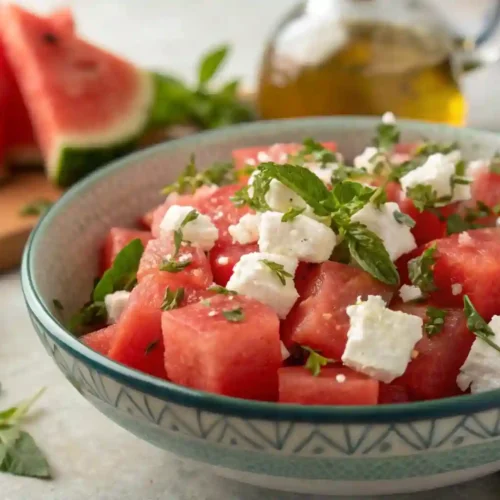 watermelon feta salad