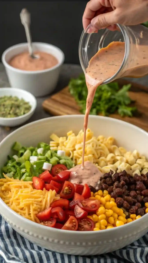 Easy Cowboy Pasta Salad