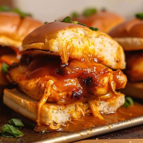 Honey Chipotle Chicken Sliders