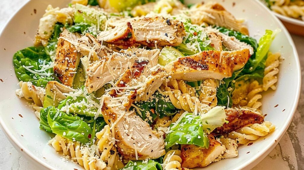 Chicken Caesar Pasta Salad