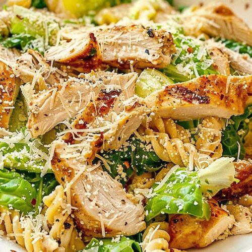 Chicken Caesar Pasta Salad
