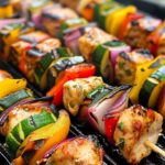 Easy Grilled Chicken Kabobs