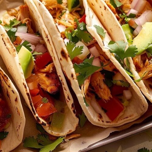 Juicy Chicken Tacos Recipe | Easy & Flavorful Dinner