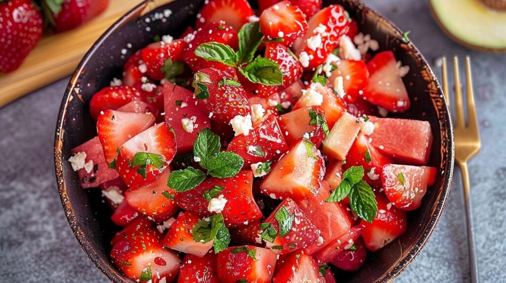 Strawberry Watermelon Salad