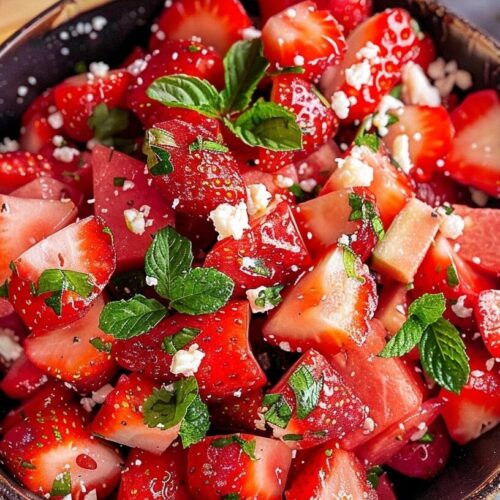 Strawberry Watermelon Salad