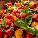 Summer Peach Watermelon Salad