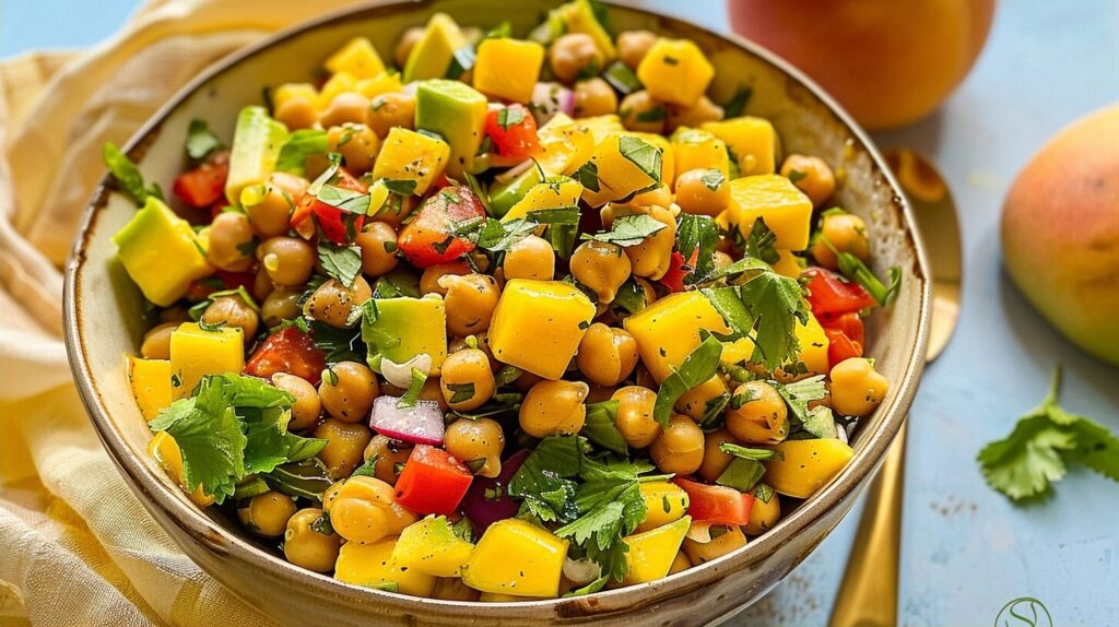 Mango Chickpea Salad
