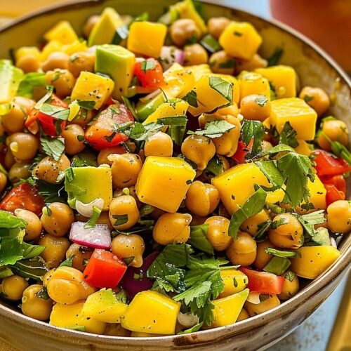 Mango Chickpea Salad