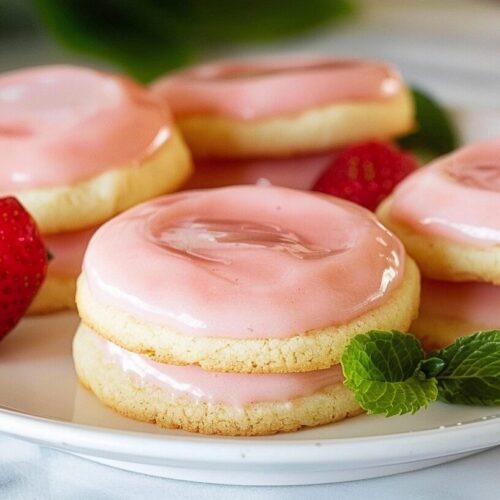 Strawberry Lemonade Melt Away Cookies – Sweet, Tangy, and Irresistible