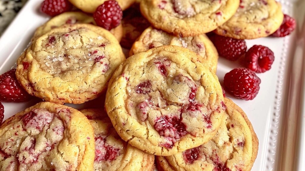 Chewy Lemon Raspberry Cookies: Soft, Zesty & Brightly Fruity