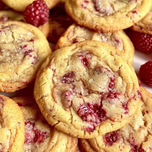 Chewy Lemon Raspberry Cookies: Soft, Zesty & Brightly Fruity