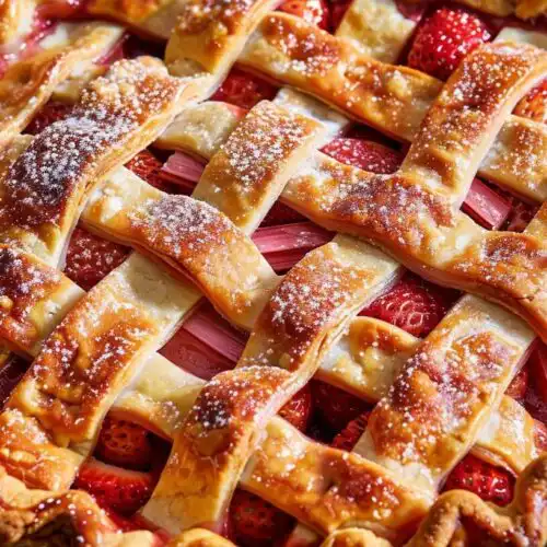 Strawberry Rhubarb Pie: Homemade Sweet-Tart Bliss