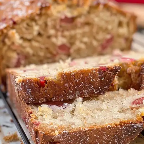 Easy Moist Rhubarb Bread Recipe