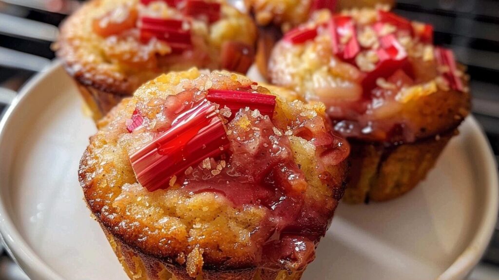 Upside Down Rhubarb Muffins: Simple Spring Comfort