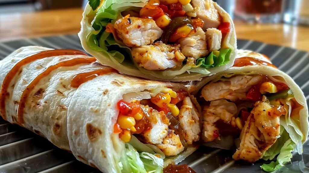 Sweet Chili Chicken Wraps: A Comforting Wrap with Bold Flavors