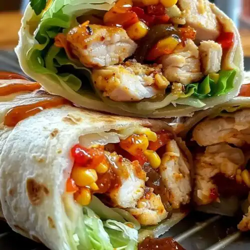 Sweet Chili Chicken Wraps: A Comforting Wrap with Bold Flavors