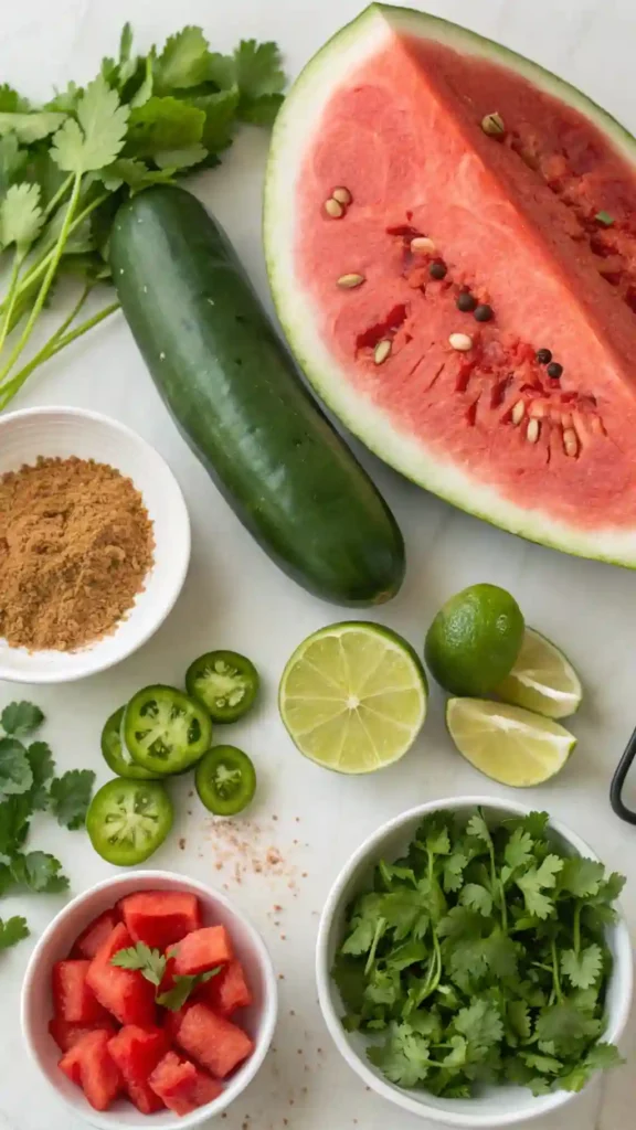 Mexican Watermelon Salad