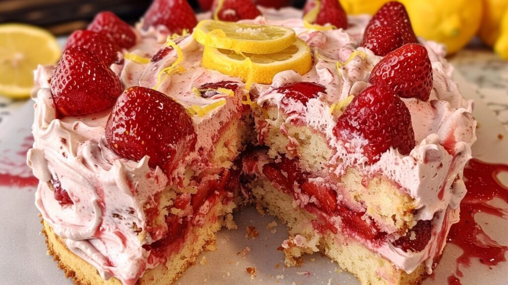 Strawberry Lemonade Cake Recipe: Bright, Fresh, and Irresistible