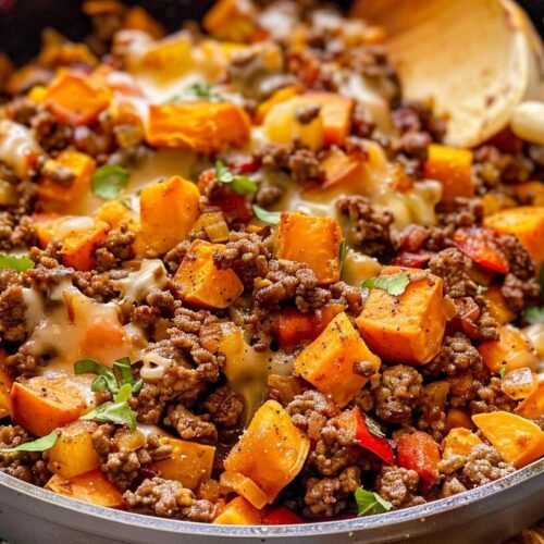 Ground Beef Sweet Potato Skillet: Comforting One-Pan Dinner