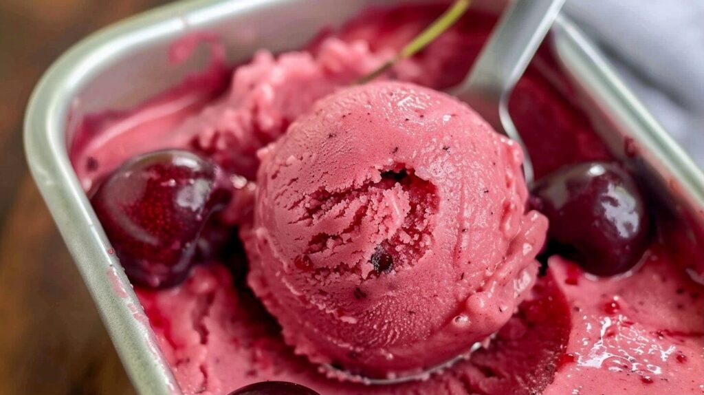 Fresh Cherry Sorbet
