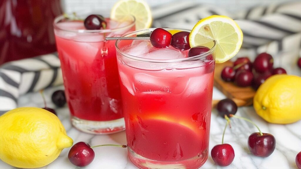 Homemade Cherry Lemonade