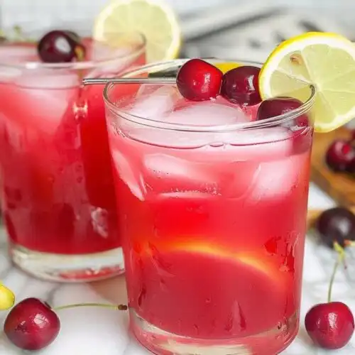 Homemade Cherry Lemonade