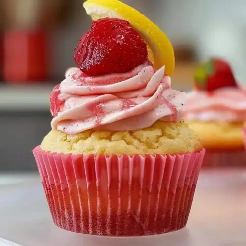 Strawberry Lemonade Cupcakes
