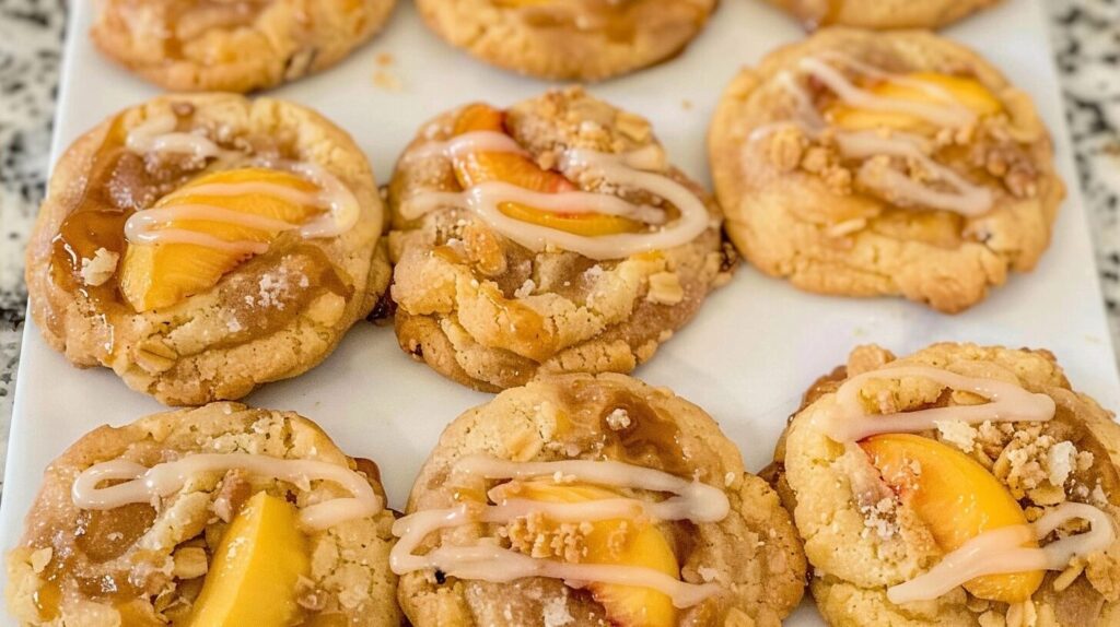 Peach Cobbler Cookies