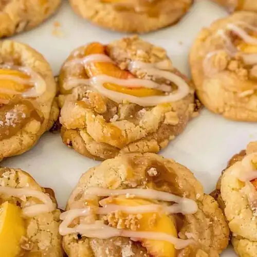 Peach Cobbler Cookies