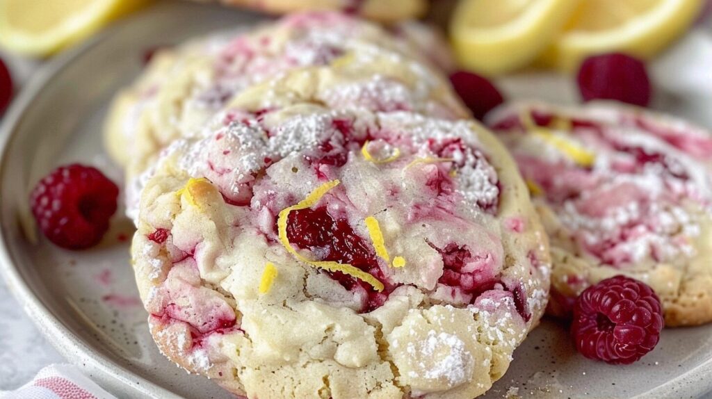 Lemon Raspberry Cookies