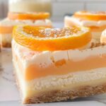 No Bake Orange Creamsicle Dream Bars