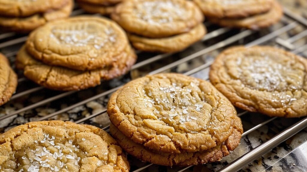Homemade Salted Honey Cookies