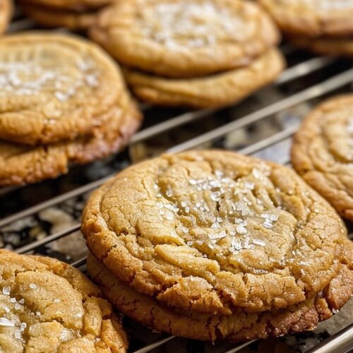Homemade Salted Honey Cookies