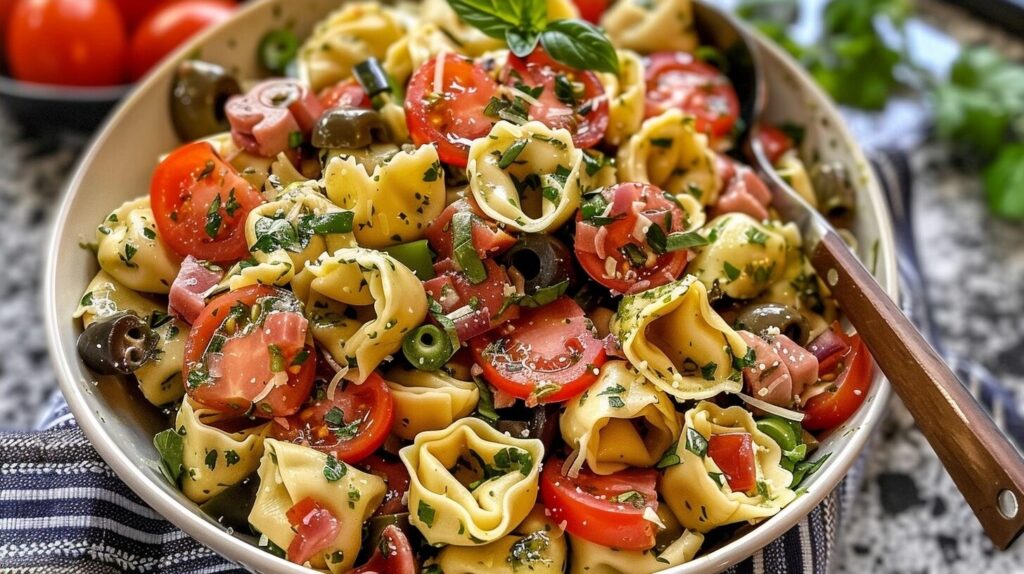 Italian Tortellini Pasta Salad