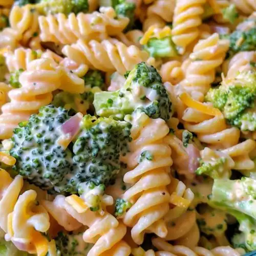 Broccoli Cheddar Pasta Salad
