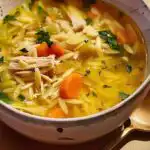 Warm Chicken Orzo Soup