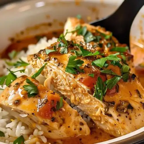 Creamy Crockpot Cajun Butter Chicken